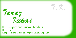 terez kupai business card